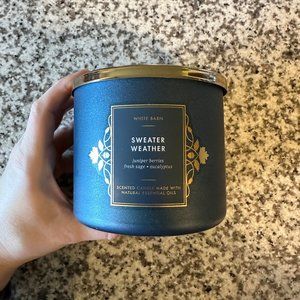 Bath and Body Works Sweater Weather 3-wick Candle
